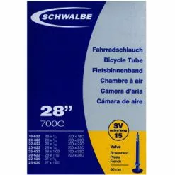 Chambre à Air Vélo Schwalbe 700 / 28 / 29 Pouces -Hiplok Soldes Boutique chambre a air 700 x 18 28c valve presta longue schwalbe full