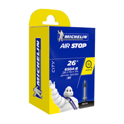Chambre à Air 27.5 Airstop Michelin -Hiplok Soldes Boutique chambre a air pour velo 650 x 35b b3 presta airstop michelin full
