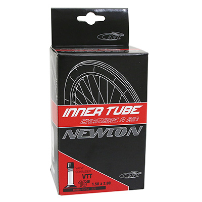 Newton Chambre à Air Schrader Pour Vélo 16 X 1.50 / 2.00 3 Newton Chambre à Air Schrader Pour Vélo 16 X 1.50 / 2.00