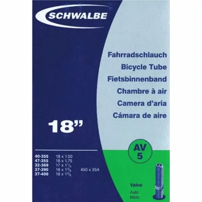 Chambre à Air Vélo 450A / 18 X 1.75 Schwalbe 12 Chambre à Air Vélo 450A / 18 X 1.75 Schwalbe – Image 10