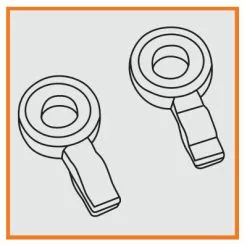 Connecteur Pour Sécurité ASR Sur Garde Boue Bluemels SKS -Hiplok Soldes Boutique connecteur pour securite asr sur garde boue bluemels sks full 3