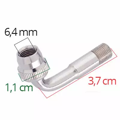 Brandless Coude Pour Valve Schrader 4 Brandless Coude Pour Valve Schrader – Image 2