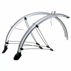 Messingschlager Paire De Garde Boue Pour Vélo 26 Pouces Avec Câble électrique - 60 Mm