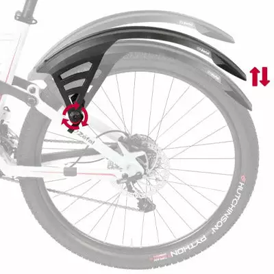 Garde Boue Arrière Vélos 27.5 à 29 Pouces Deflector RS75 Zefal 6 Garde Boue Arrière Vélos 27.5 à 29 Pouces Deflector RS75 Zefal – Image 4