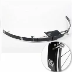 Garde Boue Noir Mat Vélo 28 Pouces Course Et Ville Classic BLB