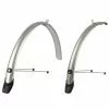 Garde Boues Argent Pour Vélo 28 Pouces 46 Mm Towny Polisport