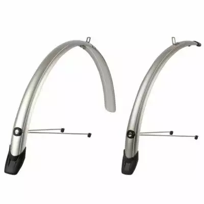 Garde Boues Argent Pour Vélo 28 Pouces 46 Mm Towny Polisport 3 Garde Boues Argent Pour Vélo 28 Pouces 46 Mm Towny Polisport