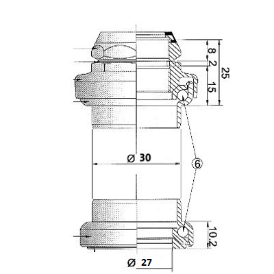 Brandless Jeu De Direction Vélo Fileté 1 Pouce Chromé 4 Brandless Jeu De Direction Vélo Fileté 1 Pouce Chromé – Image 2