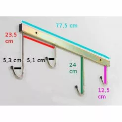 Andrys Porte-vélos Mural 4 Places Avec étagère -Hiplok Soldes Boutique porte velos mural 4 places avec etagere full 3