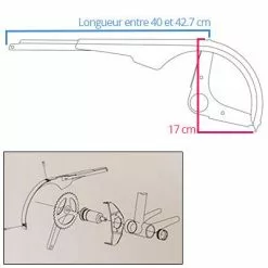 Protection Chaine Vélo Résistant 46 Et 48 Dents SKS -Hiplok Soldes Boutique protection chaine velo resistant 46 et 48 dents sks full 4