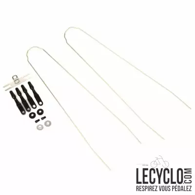 Set Garde-boue Aluminium 28 Pouces R'Light Stronglight - Argent 6 Set Garde-boue Aluminium 28 Pouces R'Light Stronglight - Argent – Image 4